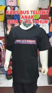 KAOS ANAK BUS MANIA KIDS PANDA JET BUS 3 BUS BASURI GRATIS STICKER