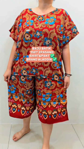 BAJU BATIK Maxi Pant 4XL MURAH CHEAP SELL 1SET 1XSHIRT & 1X PANT WITH GOOD QUALITY COTTON MATERIAL