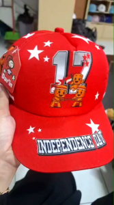 Topi anak pulprin karakter 17 agustus Anak usia 2-10 thn