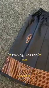 sarung anak instan laki laki usia 3-12 tahun motif sarwon
