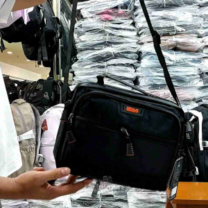 Tas Selempang Pria Nilon JP-0087 Model Tidur Import