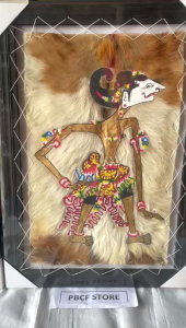 WAYANG KULIT WISANGGENI 70CM X 50CM HIASAN DINDING