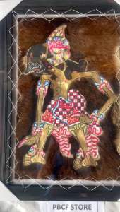 WAYANG KULIT BROTOSENO BIMO HIASAN DINDING 70CM X 50CM