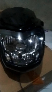 Reflektor Kedok Lampu Depan Vixion New Lighting NVL Plus Lampu Proji Daymaker 2 Mata Fullset Super Terang
