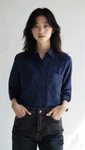 Kemeja Polos Wanita terbaru rayon twill premium