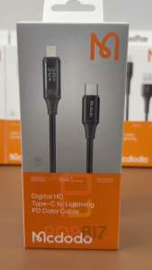 MCDODO [CA-103/110][CA-106/107/108] 1 YEAR WARRANTY | DIGITAL CABLE | 100w PD FAST CHARGE for TYPE-C | MICRO CABLE