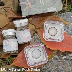 ( Power 0-850) 20MM I.Fairy Sugar Rush Grey Brown KOREAN COLOR CONTACT LENS ifairy 99lensmart miacat ifairy lens