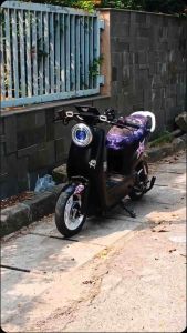 Setang Pendek Ceper Sepeda Listrik Modifikasi