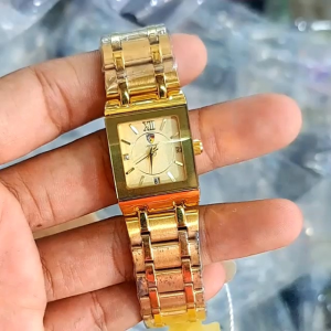 Jam Tangan Wanita Leopard Analog Segi Empat Tahan Air Tanggal Aktif / Jam Tangan Kasual Wanita Analog Import Berkualitas Murah Strap Rantai Stainless Steel Mewah Elegan Sporty Realpict Dijamin Sesuai Foto / Jam Tangan Cewek Cod Bayar Di Tempat