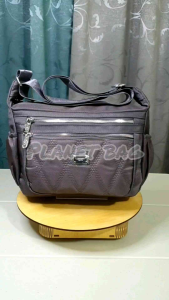 Tas Selempang Wanita CHIBAO KANVAS 6 Sleting CB2130