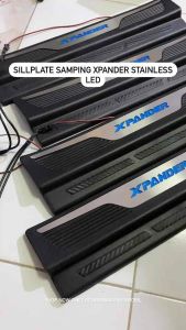 Sillplate Samping kombinasi stainless led XPANDER gl gx exceed sport ultimate