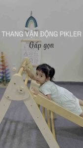 Đồ Chơi Cầu Trượt Cho Bé Đồ Chơi Vận Động Pikler Triangle Uydecor Gỗ Plywood Nhập Khẩu Khung Vận Động Cho Bé
