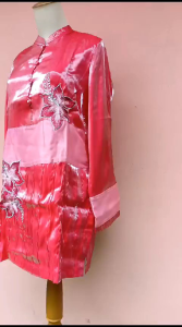 Baju Wanita Blouse Salma Satin 2 Baju Pesta Handini Fashion