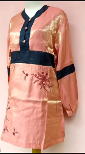 Baju Wanita Blouse Salma Satin 4 Baju Pesta Handini Fashion