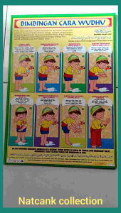 poster edukasi bimbingan berwudlu sholat dan doa
