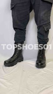 SAFETY BOOTS PDL KULIT UJUNG BESI - CROCODILLE - FREE KAOS KAKI - SEPATU PRIA - Desain Menarik, Kulit Asli, Sol Karet Pilihan - Aman dan Nyaman