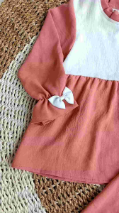 Setelan Anak perempuan Kekinian Bahan Crinkle airflow Usia 1-7Tahun