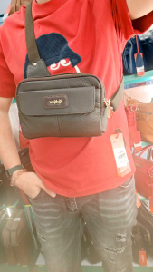 Kickers Genuine Leather Men Chest Bag 20cm4cm15cm 79027 79028 79029