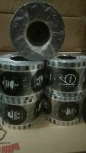 Plastik Lid Cup/Sealer Cup Jumbo Motif Drink Hitam 5000cup