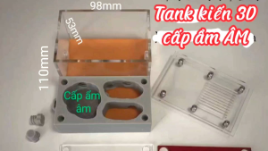 Tank kiến 3D CẤP ẨM ÂM (Formicarium/Tổ/nhà/hộp nuôi)