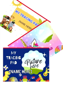 Customited Tracing Paper For beginner Kids (DOTTED) PER PAD kinder and pre shool learning to write