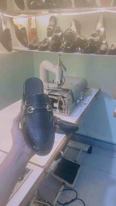 Giày sục da bóng vân đà điểu  giày dự tiệc nam da sít Hàng kĩ mã G36 đặt lùi 1 size