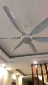 Quạt Trần 6 Cánh Có Đèn Sải 1m4 và 1m67 Động cơ DC tiết kiệm điện Lõi đồng nguyên chất