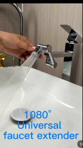 Bathroom kitchen universal accessories multi singles 720 degree brass rotate splash filter faucet Japanese Cara pasang bak cuci piring air terjun