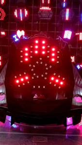 Lampu setoplam Running mio M3/mio z/ mio smotif bintang dengan 8 mode kedipan otomatis free lem bakarlampu rem Motor