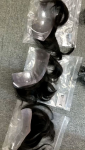 ชุดวิกติดกาว สำหรับชาย ปิดหัวเถก หน้าผากกว้าง ตัวเอ็มชาย ปิดเมือง 16x2.5 ซม 18x4 ซม 18x7 ซม