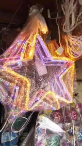 Parol Dancing Star Series Christmas Lantern 6 pcs per set Multi colored Pure Led