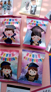 Graduation Themed Chip Bag graduation gift bag theme.