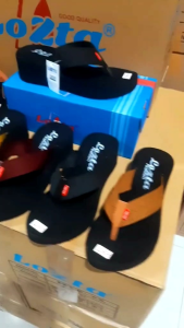 LOZTA Sendal Jepit Wanita Hak 5cm Rajut Tenun 01 Size 36 40