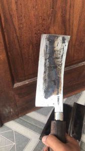 BENDO  PISAU CACAH AYAM  KAYU  DLL BAHAN BAJA PER SUPR TAJAM