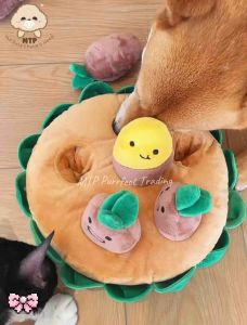 Dog Toy Cat Toy Harvest Carrot Toy mainan kucing 9pcs Carrot in 1 set 宠物玩具拔萝卜可藏食玩具狗狗玩具猫咪玩具益智类游戏