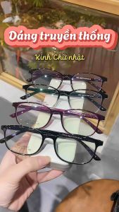 [3-5/8 Hoàn Tiền 25%] Kính tròn nhỏ thời trang nữ nhỏ dẻo 12076A