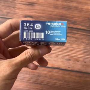 Pin Renata SR621SW (364) Chính Hãng Thuỵ Sĩ Date 2 Năm Viên Rời Cho Đồng Hồ Đeo Tay