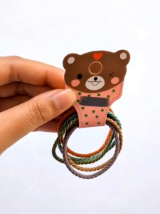 ​Set Ikat Rambut Tali Pintal Warna Earth Tone Karet Rambut Korea Basic Simpel Wanita Dewasa Remaja