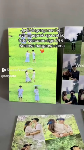 CETAK FOTO 24R (30X46) SUDAH DI BINGKAI TIDAK UDAH MURAH BNR LUNTUR MEKILAP