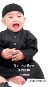 Baju Jubah Koko Bayi Laki-laki Usia 0-12 Bulan Gratis Peci dan Tasbih Jubah Bayi New Bord Jubah Keren Muslim Jubah Koko Arab Pakistan Variasi Kancing Infort Koko Takwa Gamis Aqiqah Jubah Acara Syukuran Pengajian Lebaran Sorban Peci Tasbih1-4tahun Newborn