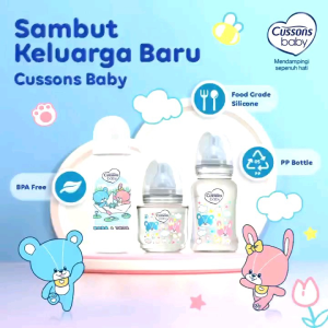 Cussons Baby Milk Bottle BPA Free - Botol Susu Dot Bayi Reguler All Varian