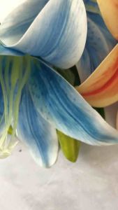 LILY BUNGA PALSU LILY BAHAN LATEX REAL TOUCH TIGER LILY ARTIFICIAL FLOWER ARTIFICIAL LILY BUNGA MAINAN TANAMAN HIAS