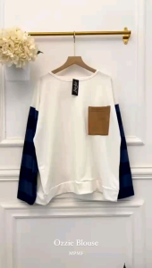 OZZIE BLOUSE/BLOUSE JUMBO/PREMIUM KAOS BANGKOK IMPORT LD 110-120 CM FIT XXL