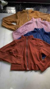 Áo Khoác ngoài Ủ KEm Tay dài cổ trụ trending xu hướng áo khoác ủ kem chất thun gân ( CÓ BIGSIZE 65-70KG)