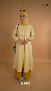 (COD) SET STELAN TUNIK KULOT PREMIUM MANGGO STRETCH/STELAN WANITA KEKINIAN/STELAN WANITA TERBARU
