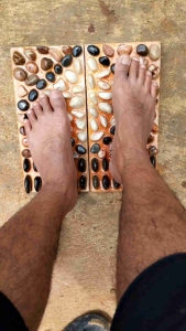 papan terapi pijat kaki stepping stone dari batu alam giok