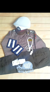 SERAGAM BAJU KARNAVAL POLISI POLWAN TNI PILOT AKPOL ANAK FULL ASESORIS