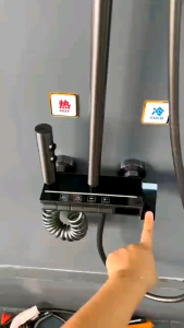 Sen phím đàn piano hiển thị nhiệt độ  thời gian  đèn led nano xám nóng lạnh