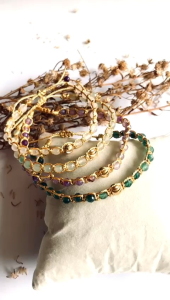 Gelang Kristal Macrame serut Viral