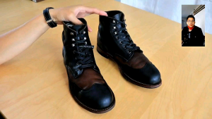 (แท้/มือสอง)ส่งฟรี 10Us 28Cm 🇺🇲 Wolverine 1000 Mile ADDISON - Lace-up ankle boots Colour black/brown USA แท้